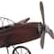 Brown Wood Vintage Sculpture, Airplane 9" x 16" x 14"